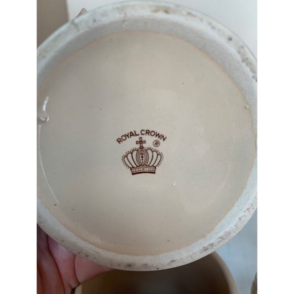 VTG Royal Crown Safari Animal Print Coffee Tea Mugs Zebra Cheetah Set of 4 - Picture 4 of 5